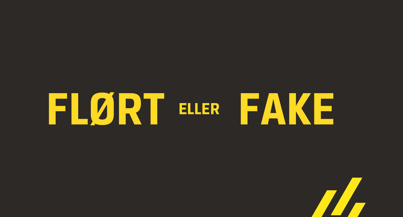 Kjennemerket for Flørt eller fake